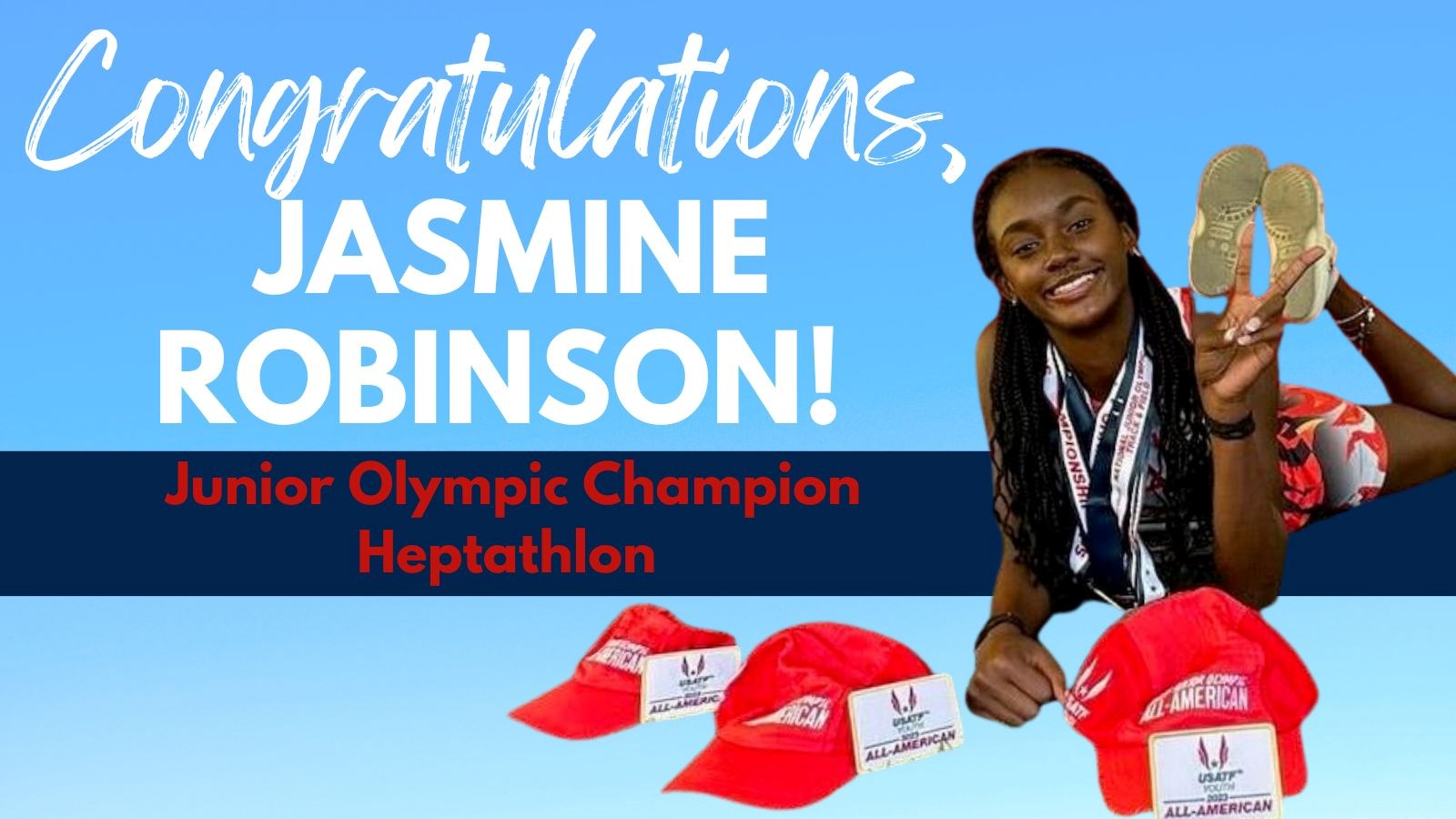 Congratulations, Jasmine!